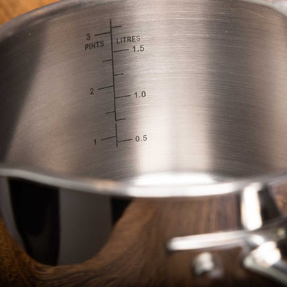 Pro Copper Base Non-Stick Stainless Steel 3 Piece Pan Set
