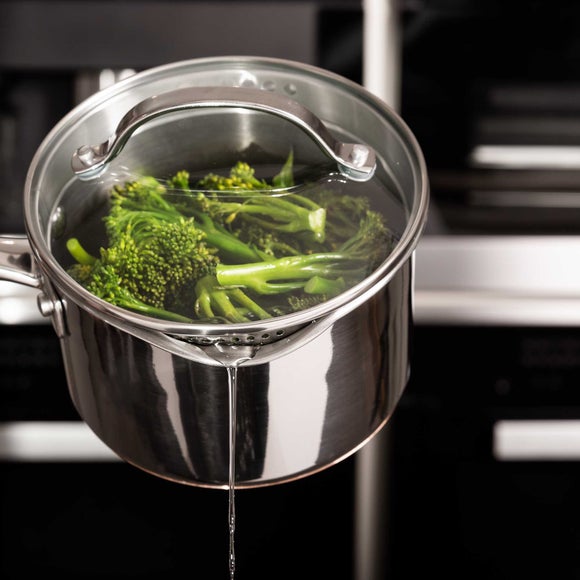 Pro Copper Base Non-Stick Stainless Steel 3 Piece Pan Set