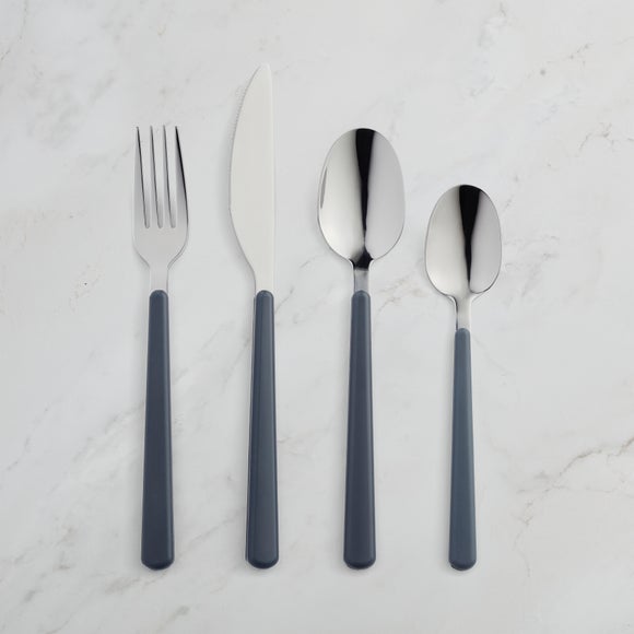 Arlo 16 Piece Graphite Cutlery Set