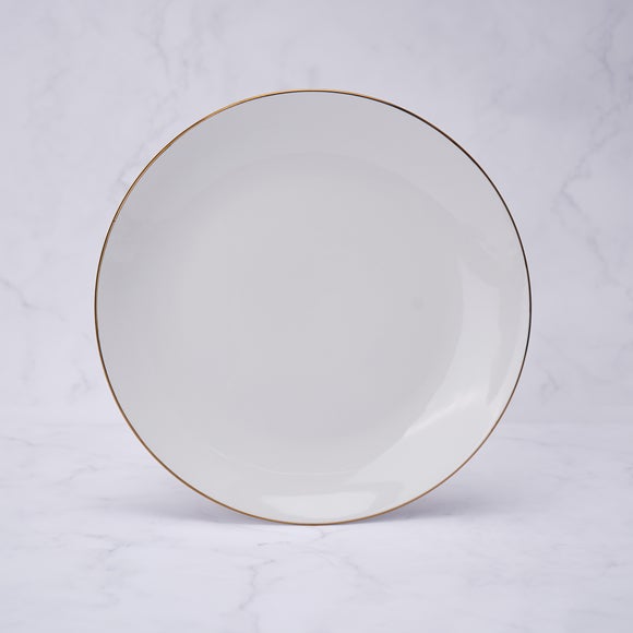 Gold Band 12 Piece Dinner Set