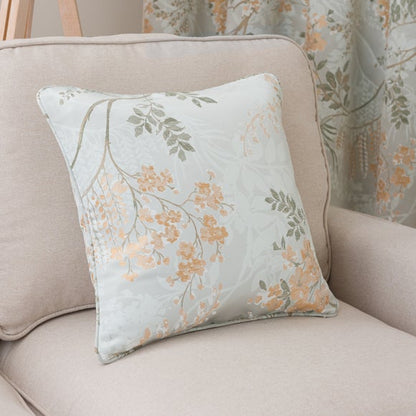 Trailing Wisteria Blackout Pencil Pleat Curtain