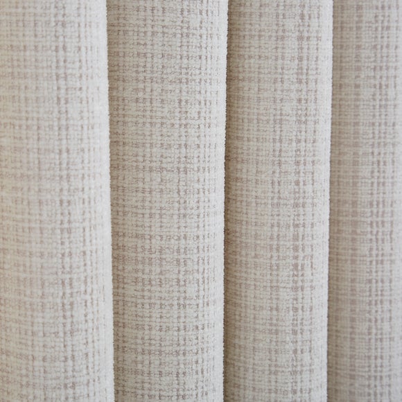 Cashton Chenille Heavyweight Eyelet Curtains