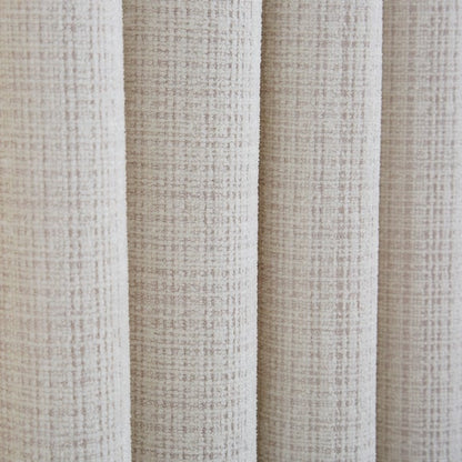Cashton Chenille Heavyweight Eyelet Curtains