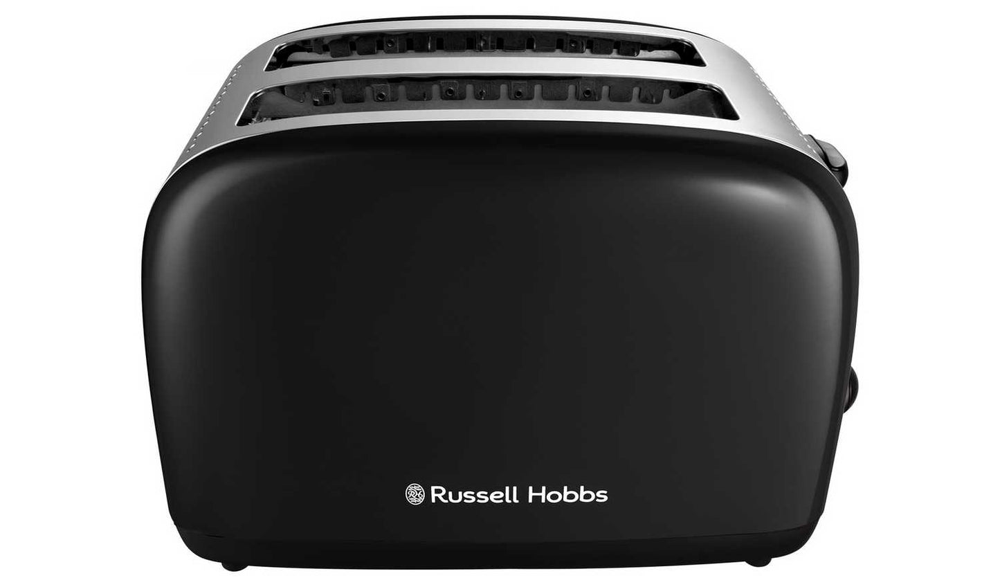 Russell Hobbs Stainless Steel 2 Slice Black Toaster 26550