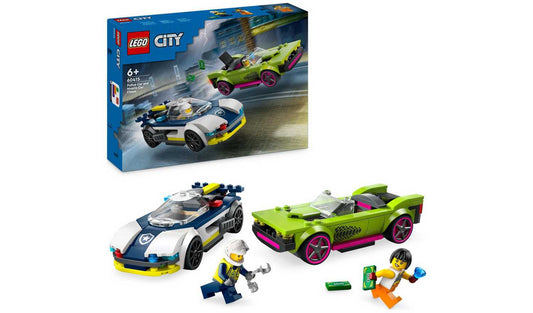 LEGO City Police Car Muscle Car Chase 60415