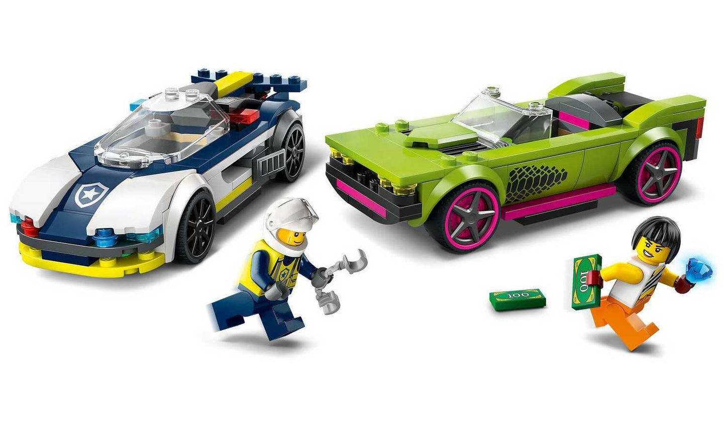 LEGO City Police Car Muscle Car Chase 60415