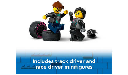 LEGO City Race Car and Car Carrier Truck Building Toys 60406