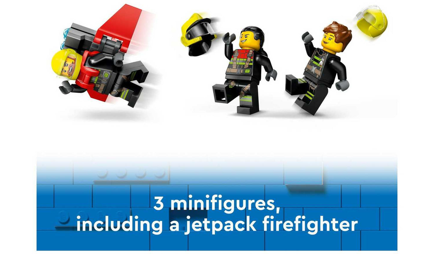 LEGO City Fire Rescue Plane Toy for Kids Aged 6 Plus 60413