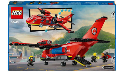 LEGO City Fire Rescue Plane Toy for Kids Aged 6 Plus 60413