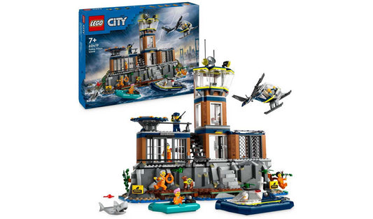 LEGO City Police Prison Island with Helicopter Toy 60419
