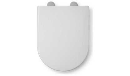 Croydex Hillier D Shaped Family 2-in-1 Toilet Seat - White