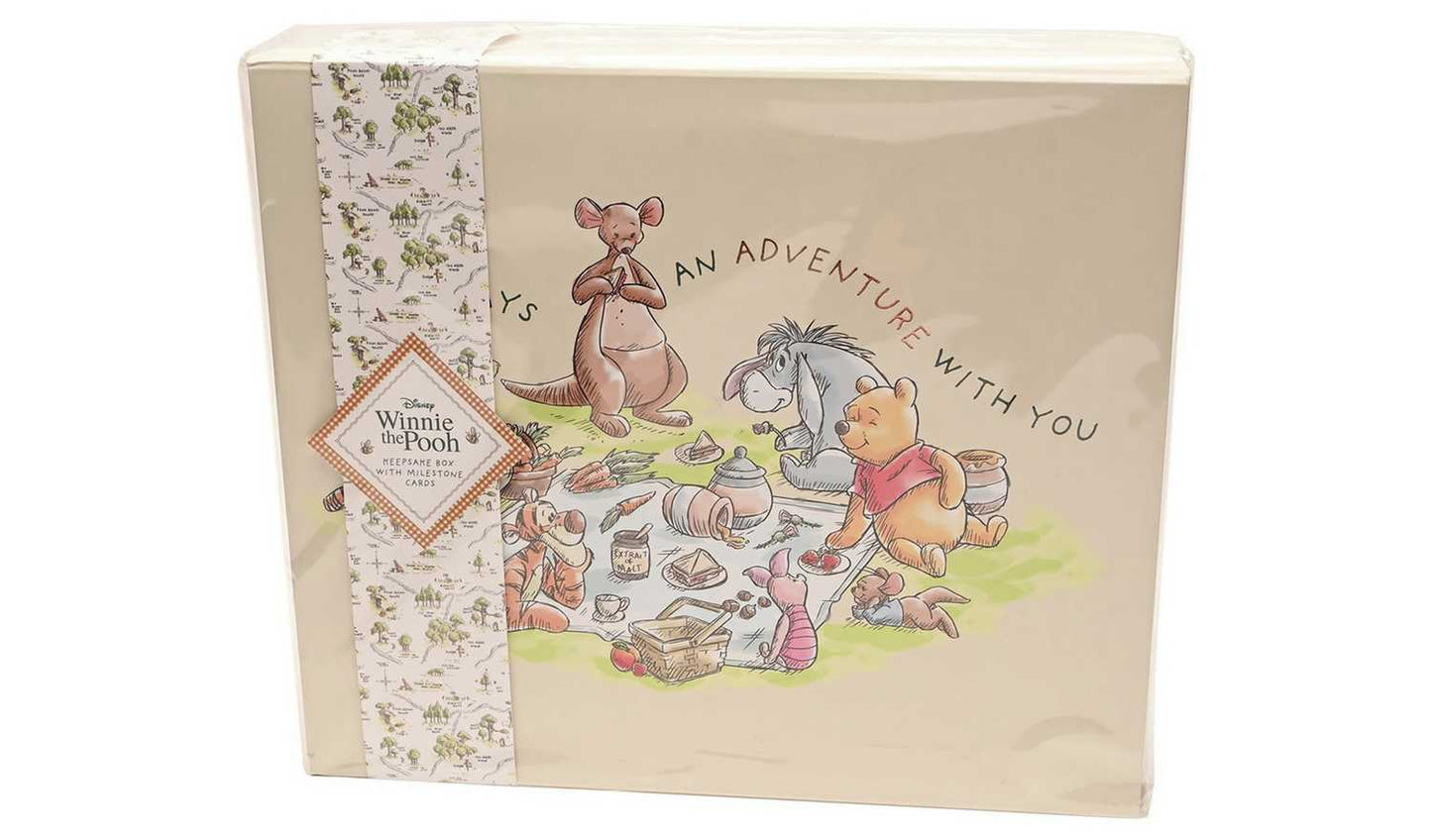 Disney Winnie The Pooh Keepsake Box And Milestone Gift Cards