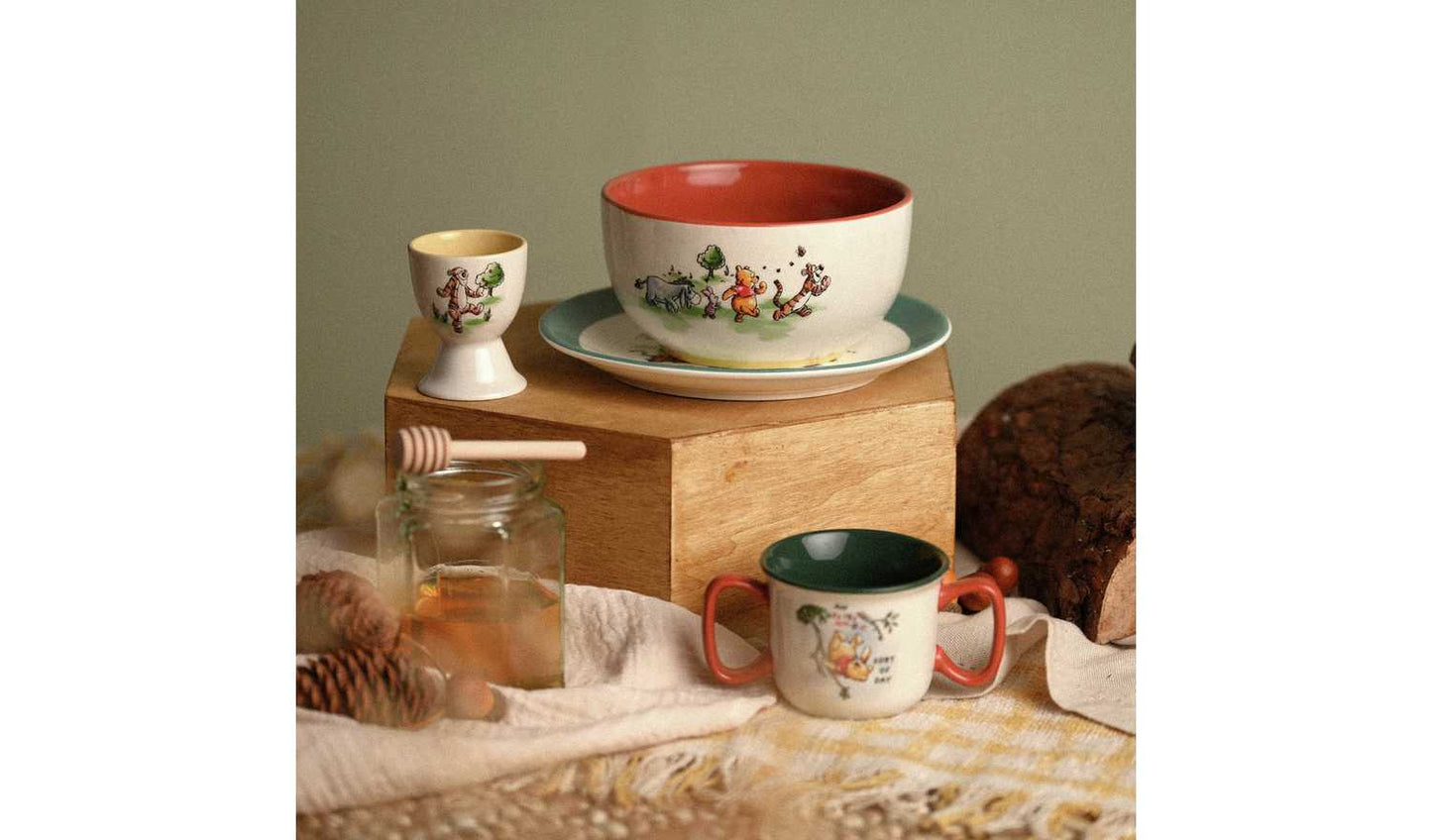Disney Winnie The Pooh Kids Ceramic Dinner Set
