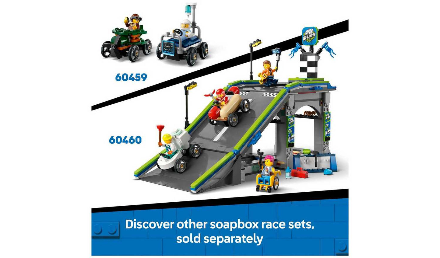 LEGO City Pizza vs. Fire Truck Race Car Pack Toy 60458