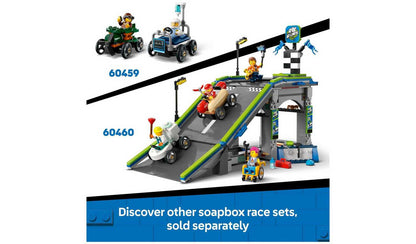 LEGO City Pizza vs. Fire Truck Race Car Pack Toy 60458