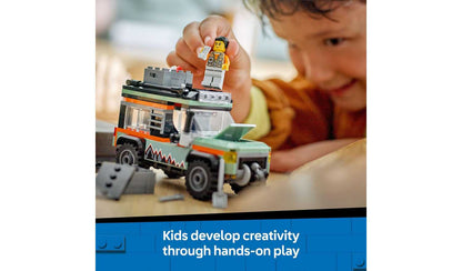 LEGO City Off-Road 4x4 Mountain Truck, Toy Vehicle Set 60447