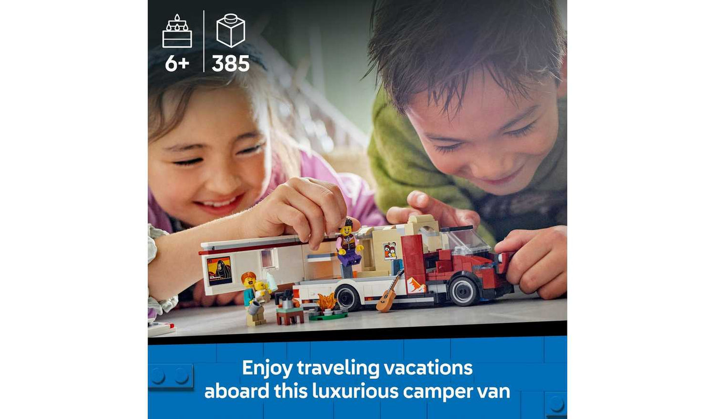 LEGO City Holiday Adventure Camper Van Toy Vehicle Set 60454
