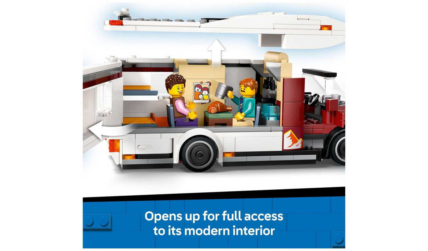 LEGO City Holiday Adventure Camper Van Toy Vehicle Set 60454