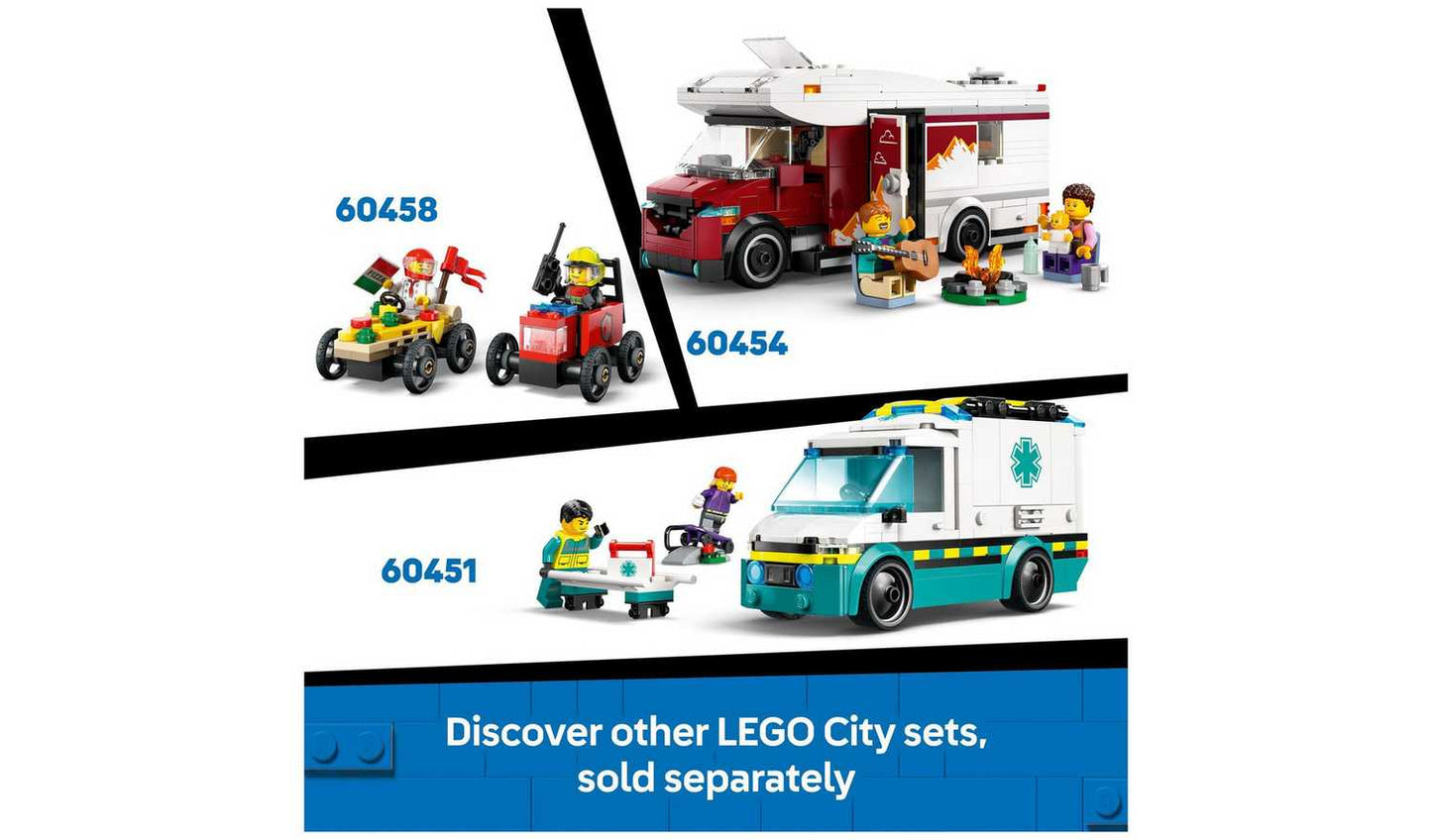 LEGO City Lifeguard Beach Rescue Truck & Shark Toys 60453