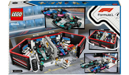 LEGO City F1 Garage & Mercedes-AMG & Alpine Cars Set 60444