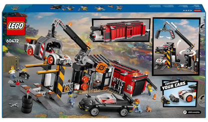LEGO City Scrapyard with Cars, Building Toy Set 60472