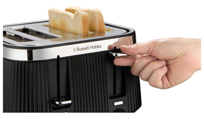 Russell Hobbs Bronte Matte Black 4 Slice Toaster 26770