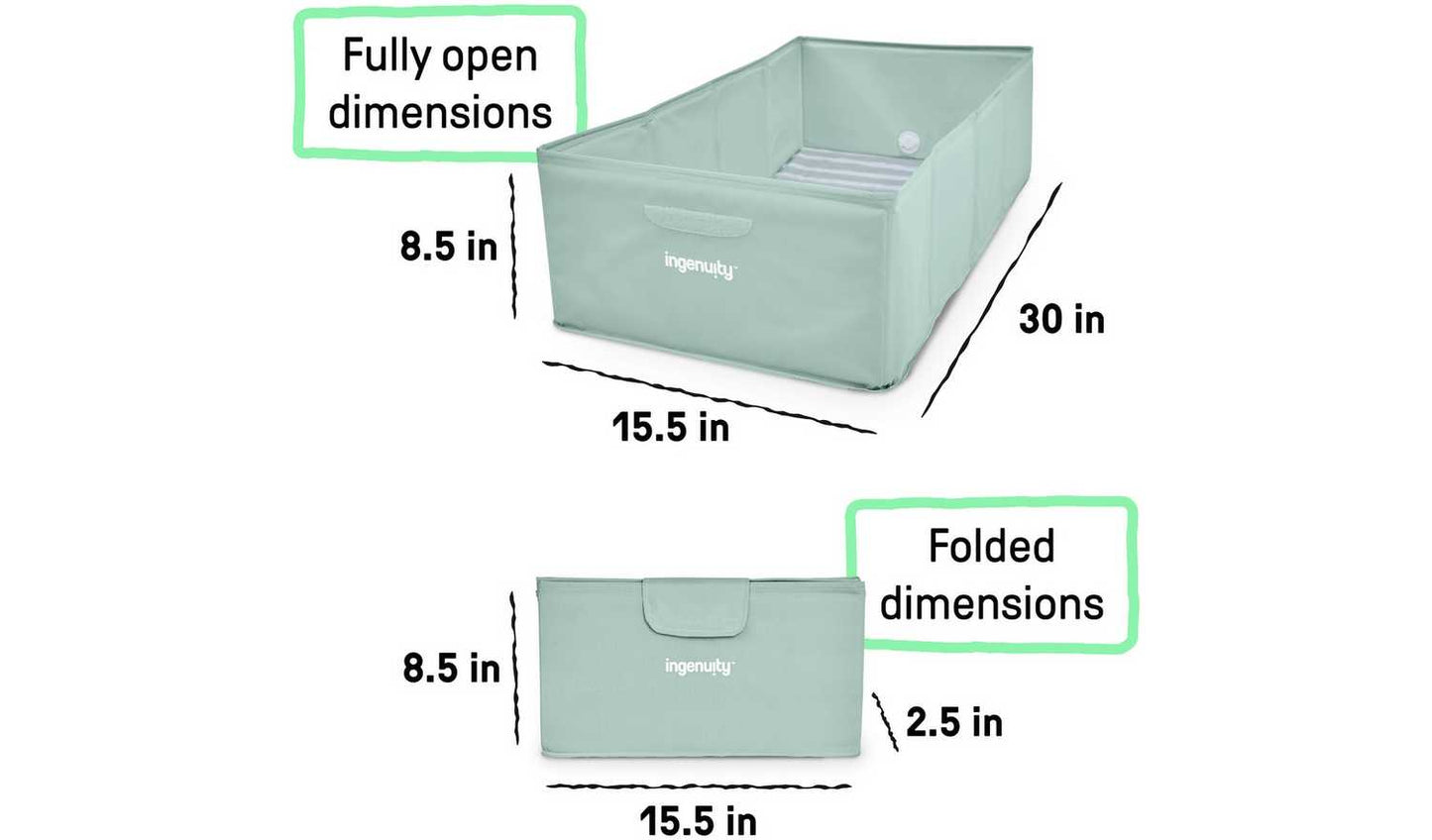 Ingenuity Tuck Away Folding Bath Tub