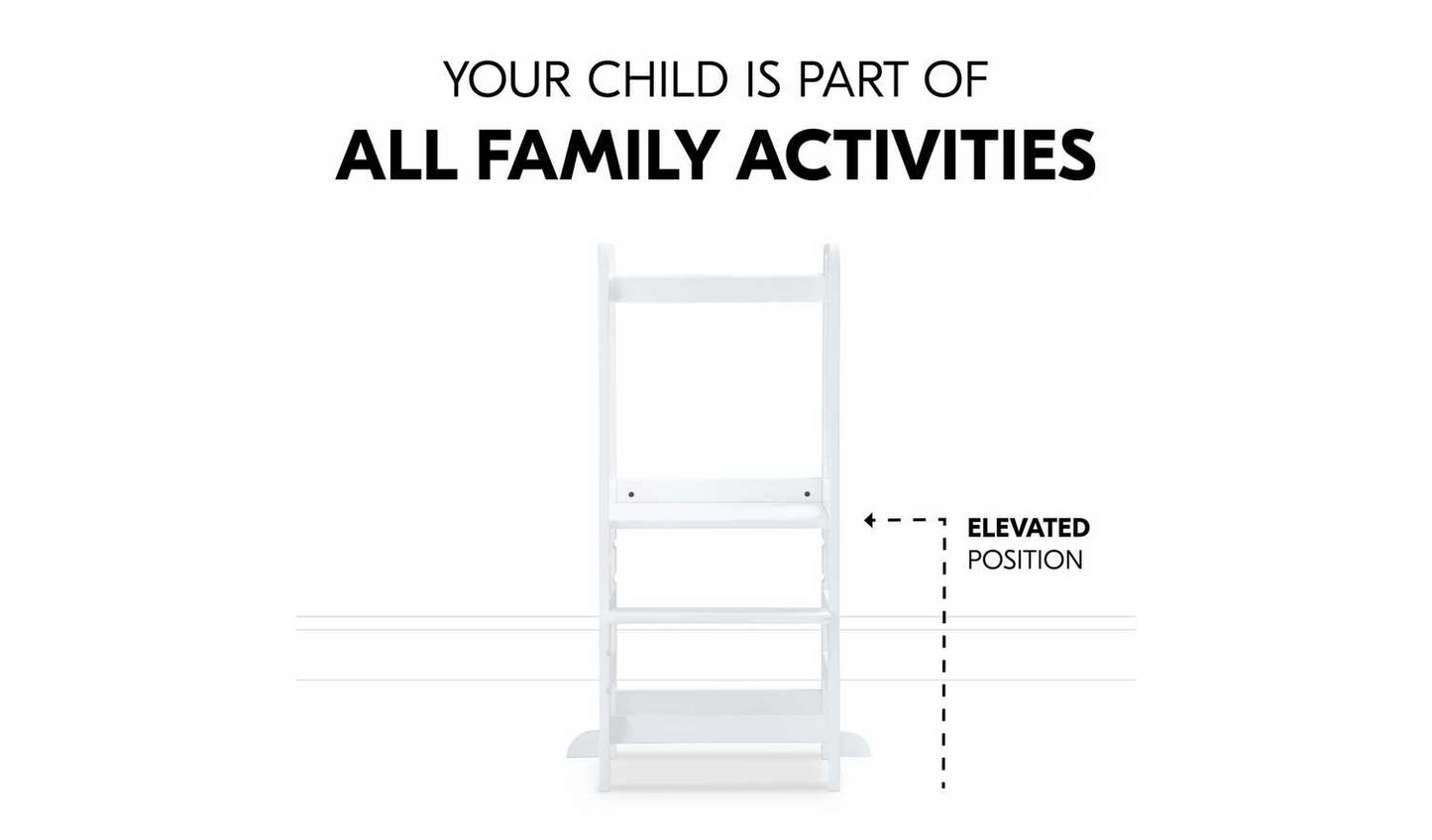 Hauck Learn N Explore Montessori Learning Tower - White