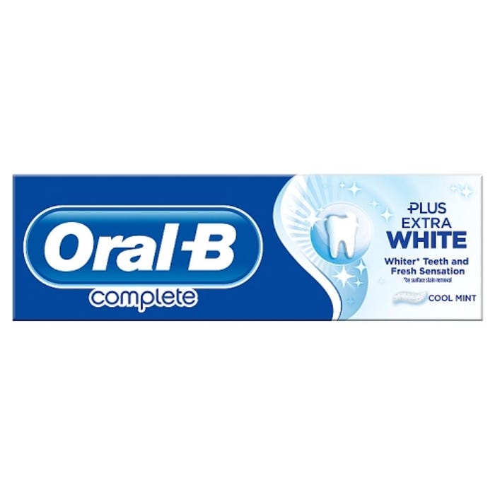 Oral-B Complete Plus Extra White Toothpaste 75ml