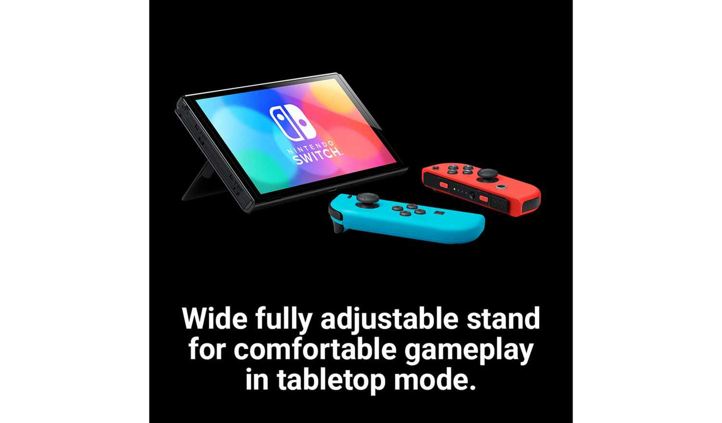 Nintendo Switch OLED Console - Neon Blue & Neon Red