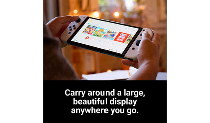 Nintendo Switch OLED Console - Neon Blue & Neon Red