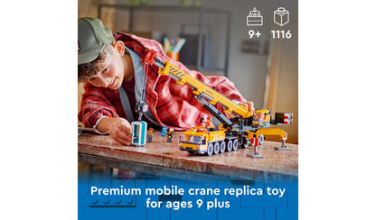 LEGO City Yellow Mobile Construction Crane Toy Set 60409