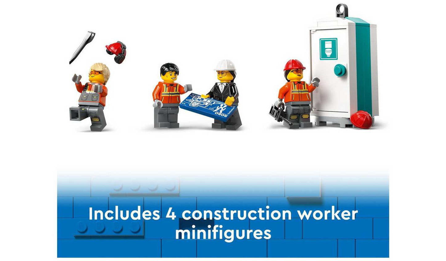LEGO City Yellow Mobile Construction Crane Toy Set 60409