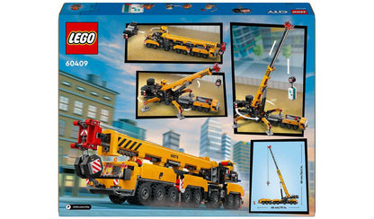 LEGO City Yellow Mobile Construction Crane Toy Set 60409