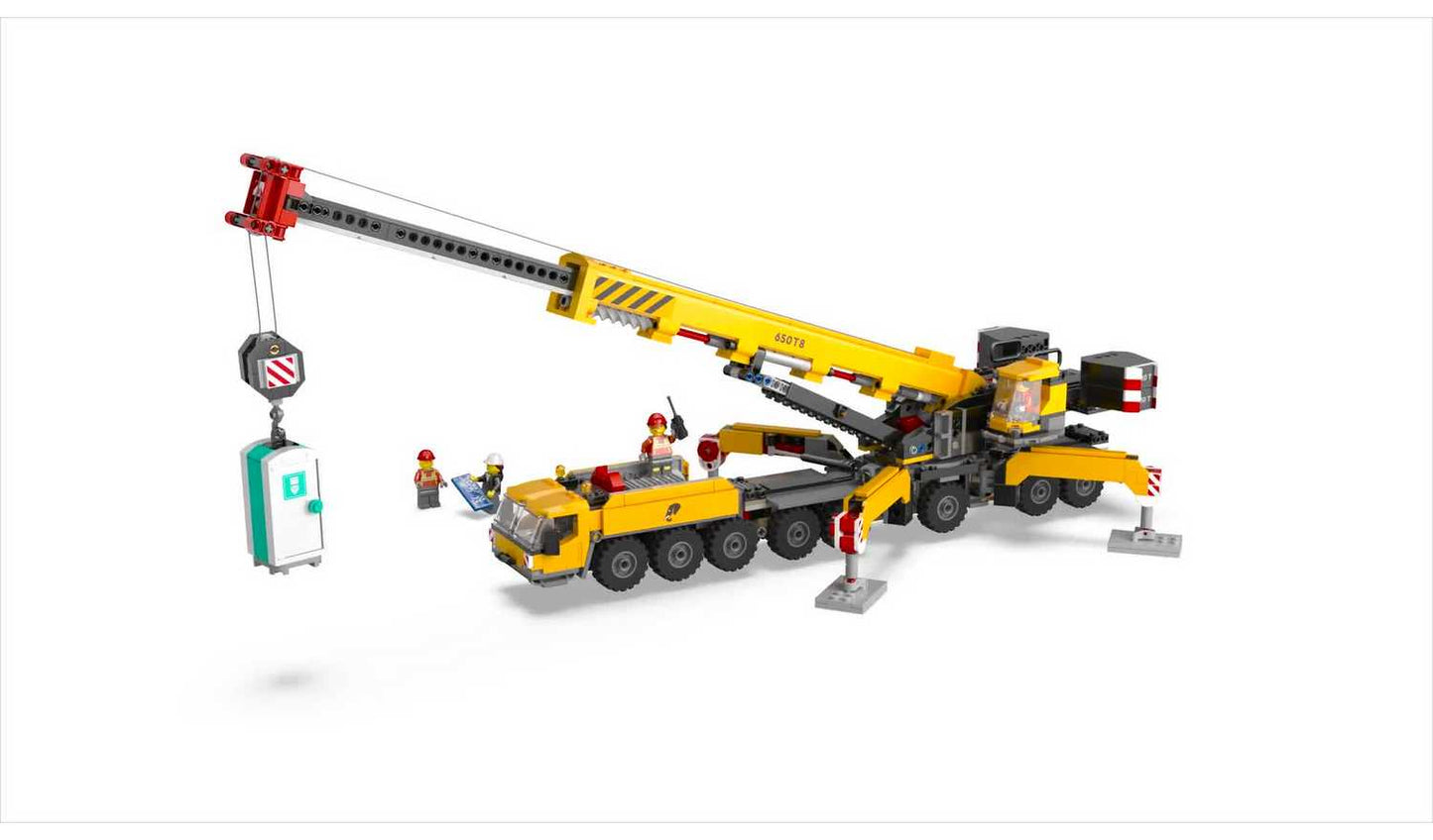 LEGO City Yellow Mobile Construction Crane Toy Set 60409