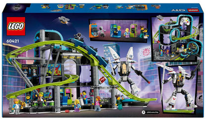 LEGO City Robot World Roller-Coaster Park Creative Toy 60421