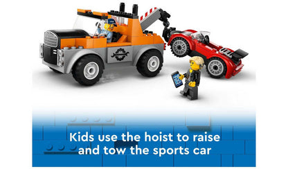 LEGO City Tow Truck and Sports Car Repair Toy Set 60435