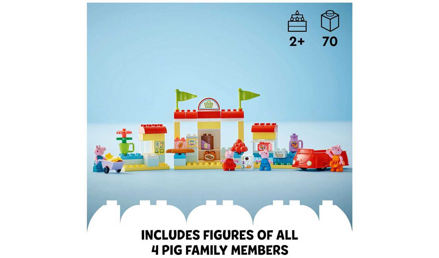 LEGO DUPLO Peppa Pig Supermarket Toy with Figures 10434