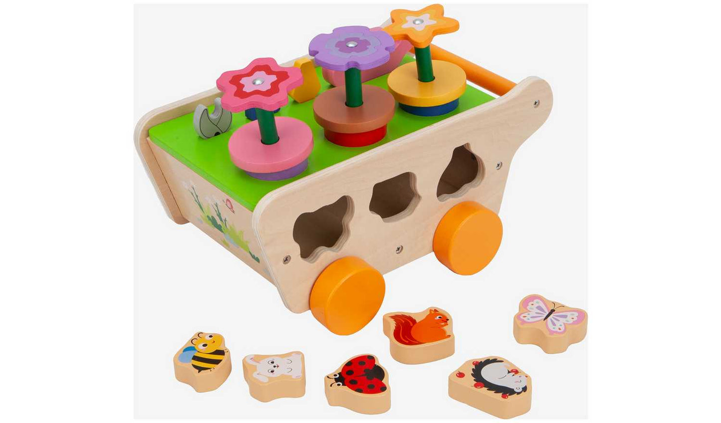 Chad Valley Wooden Gardening Shape Sorter