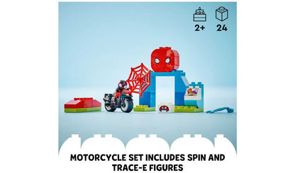 LEGO DUPLO Marvel Spin's Motorcycle Adventure Set 10424