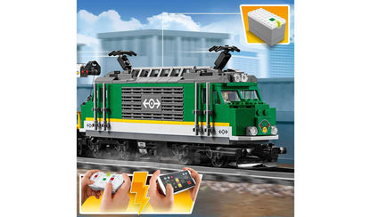LEGO City Cargo Train RC Battery Powered Toy Track Set 60198