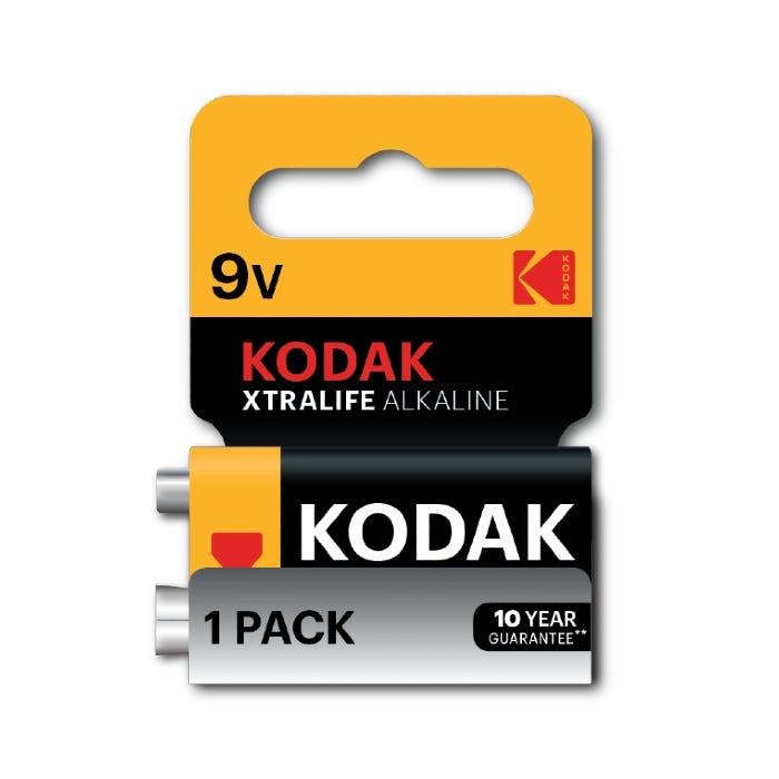 Kodak Xtralife Alkaline 9V (Pack of 1)