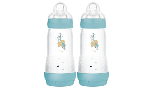 Mam Anti Colic 320ML Bottles 2 Pack - Blue