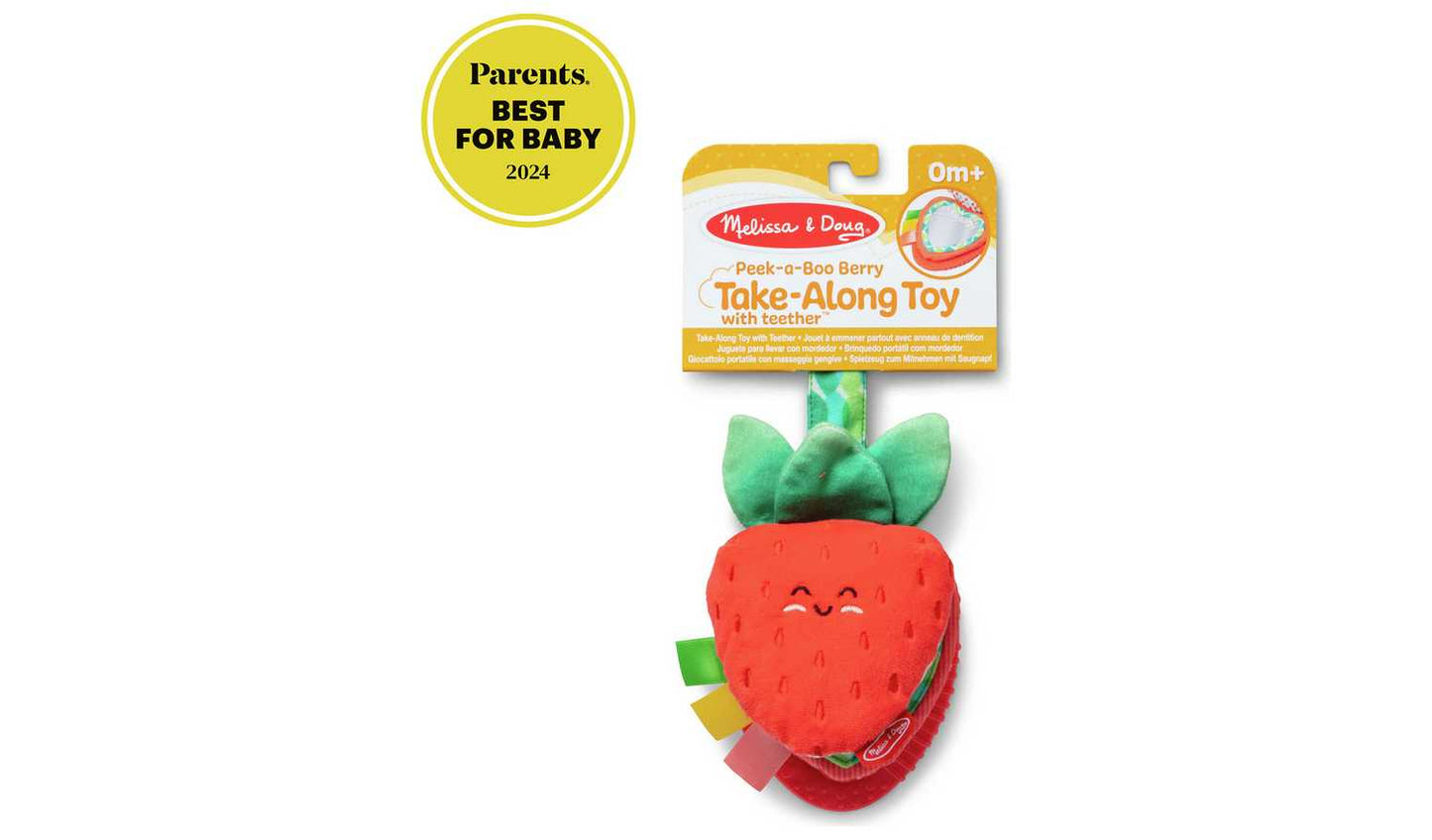 Melissa & Doug Peek-a-Boo Berry Take-Along Toy