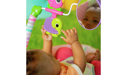 Bright Starts Pink Paradise Vibrating Bouncer