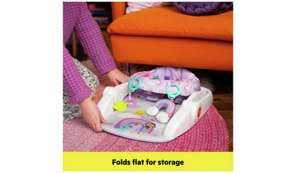 Bright Starts Learn to Sit Feeding Booster Seat – Purple