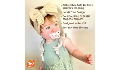 RaZbaby Chompy Teether and Soother - 2 Pack