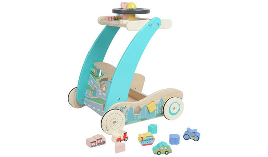 Chad Valley Wooden Car Activity Walker