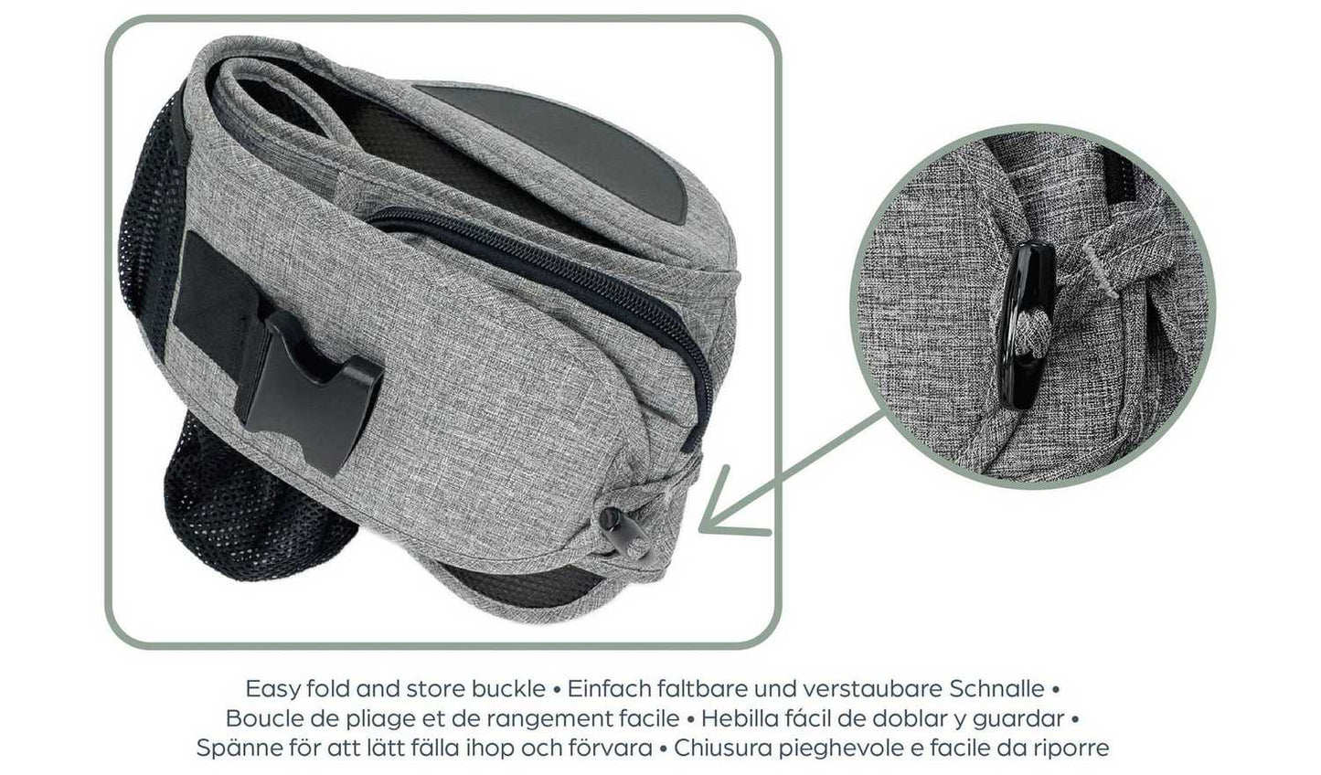 Dreambaby Up And Go Hip Seat Carrier 5m+(3.5-18kg) Grey