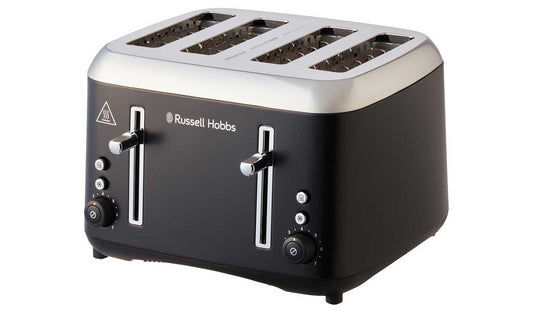 Russell Hobbs Addison Matte Black 4 Slice Toaster 27740